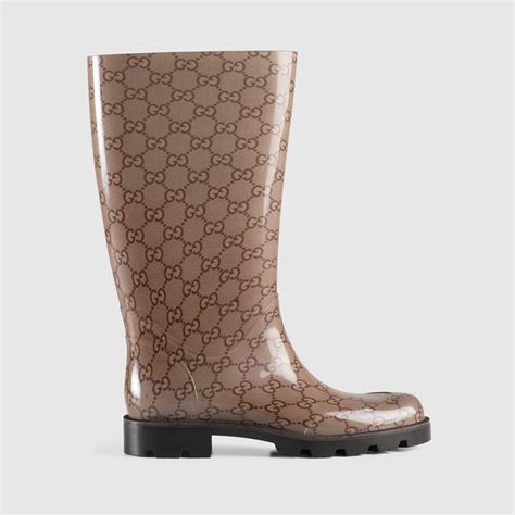 gucci rubber waterproof rain boot|Gucci rain boots for women.